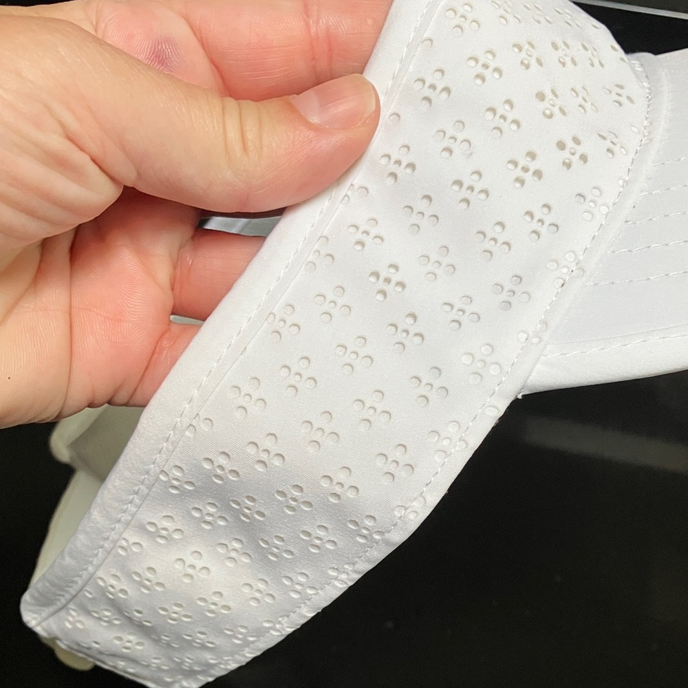 Lady Hagen White Eyelet Visor - Picture 6 of 9